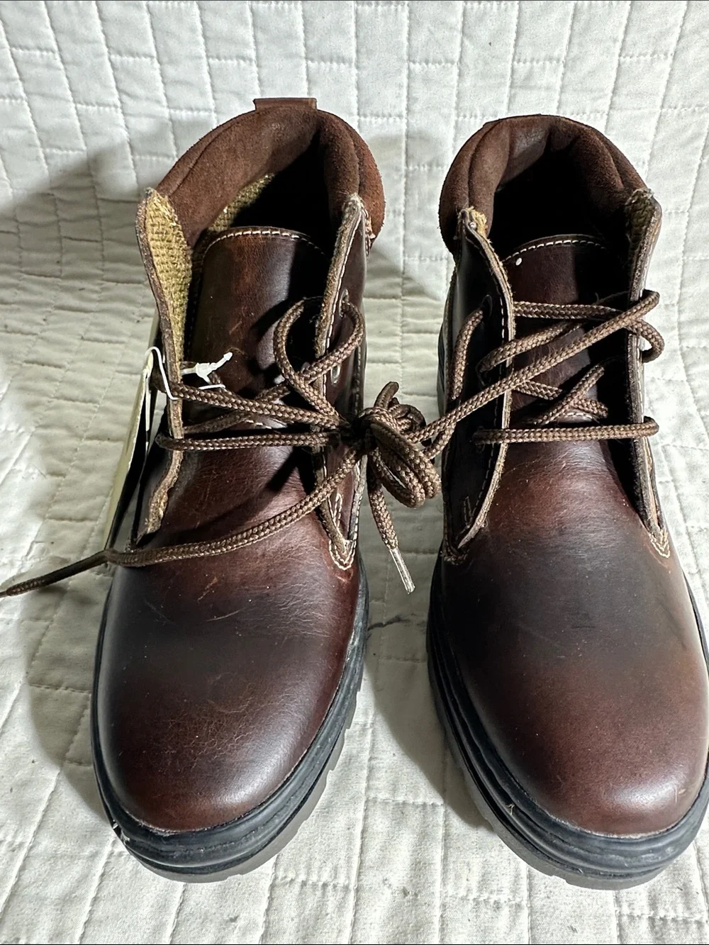 Timberland Earthkeeper  Men's Brown Leather Lace-Up Work Boots